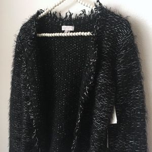 1.State Eyelash Sweater Jacket | Open Front